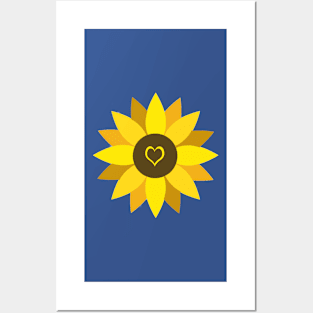 Sunflower Love Posters and Art